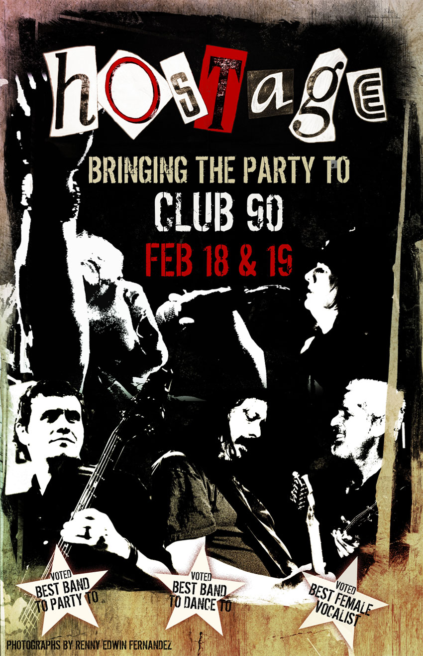 Hostage band poster
