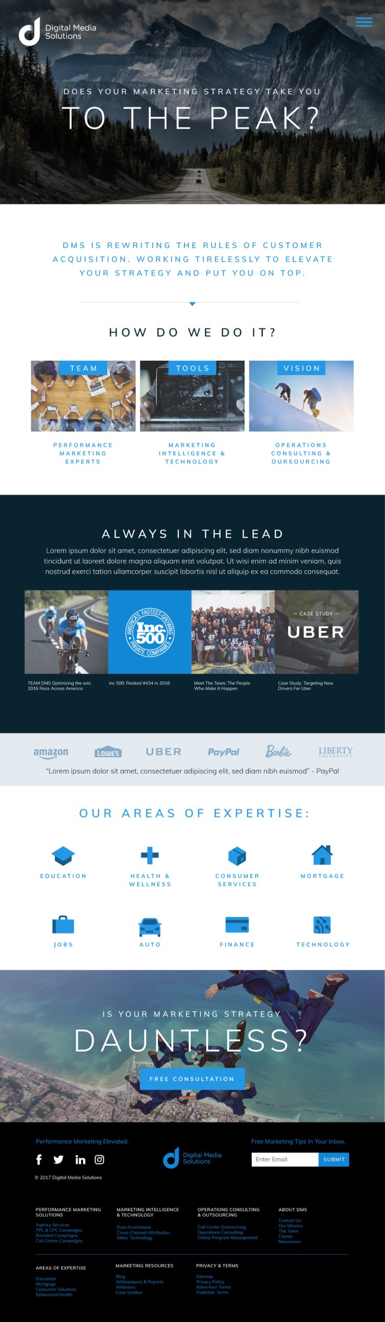 Digital Media Solutions site